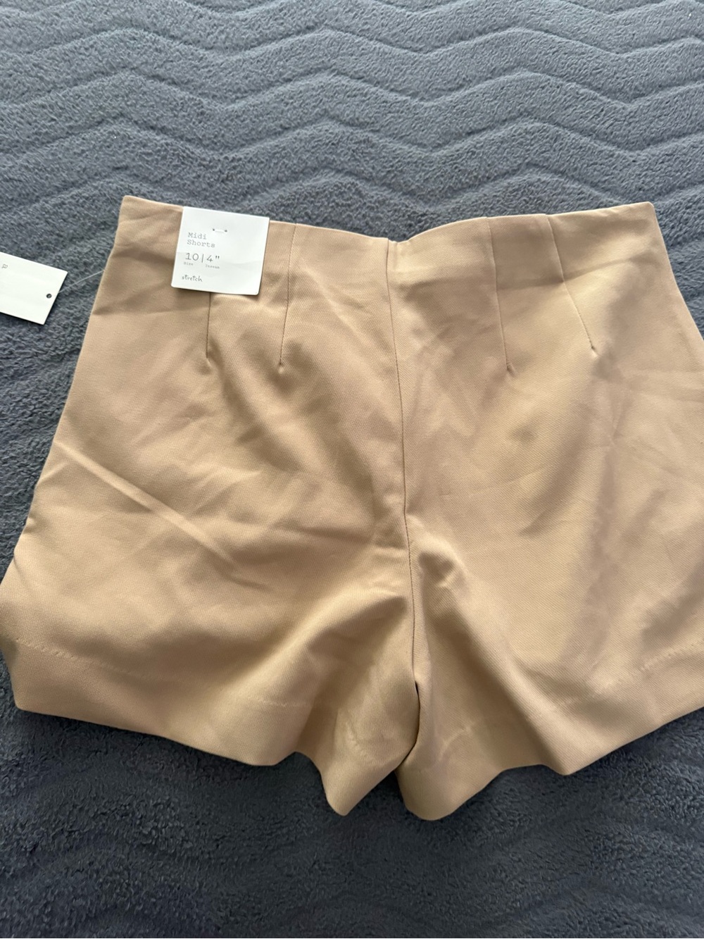 a new day Cream High-Waist Tailored Women’s Shorts - Picture 2 of 3